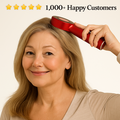 Red Light Massaging Brush for Hair Regrowth